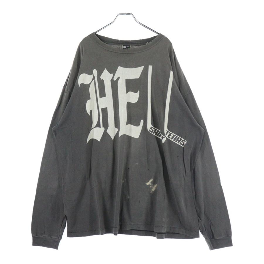 SAINT MICHAEL セントマイケル 22AW DT LS TEE HELL ヘル プリント