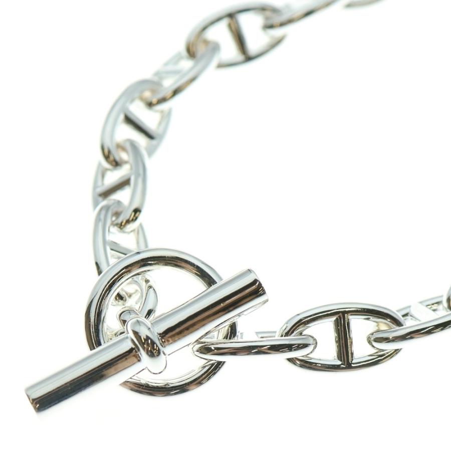 美品エルメス シルバー チェーンネックレス HERMES エルメス SV925 シルバー チェーン ネックレス シルバー系