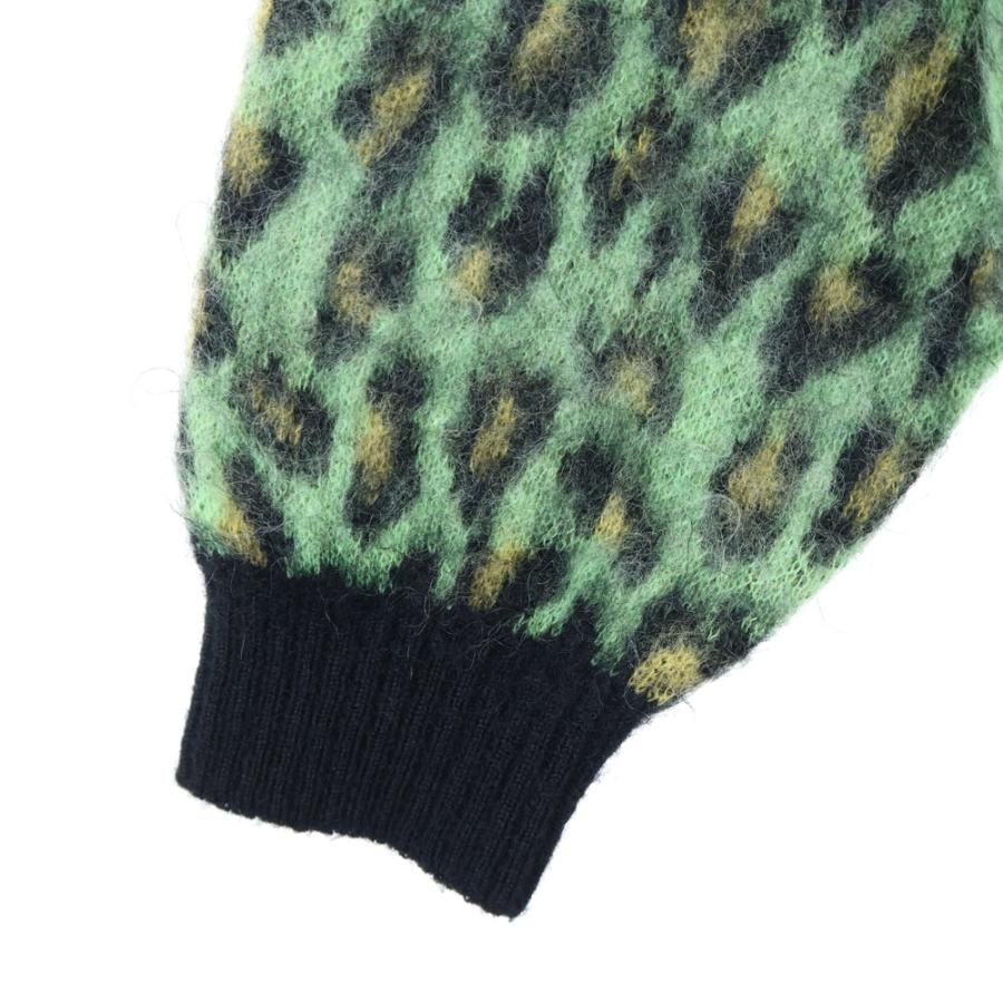 WACKO MARIA（ワコマリア） LEOPARD MOHAIR CREW NECK SWEATER