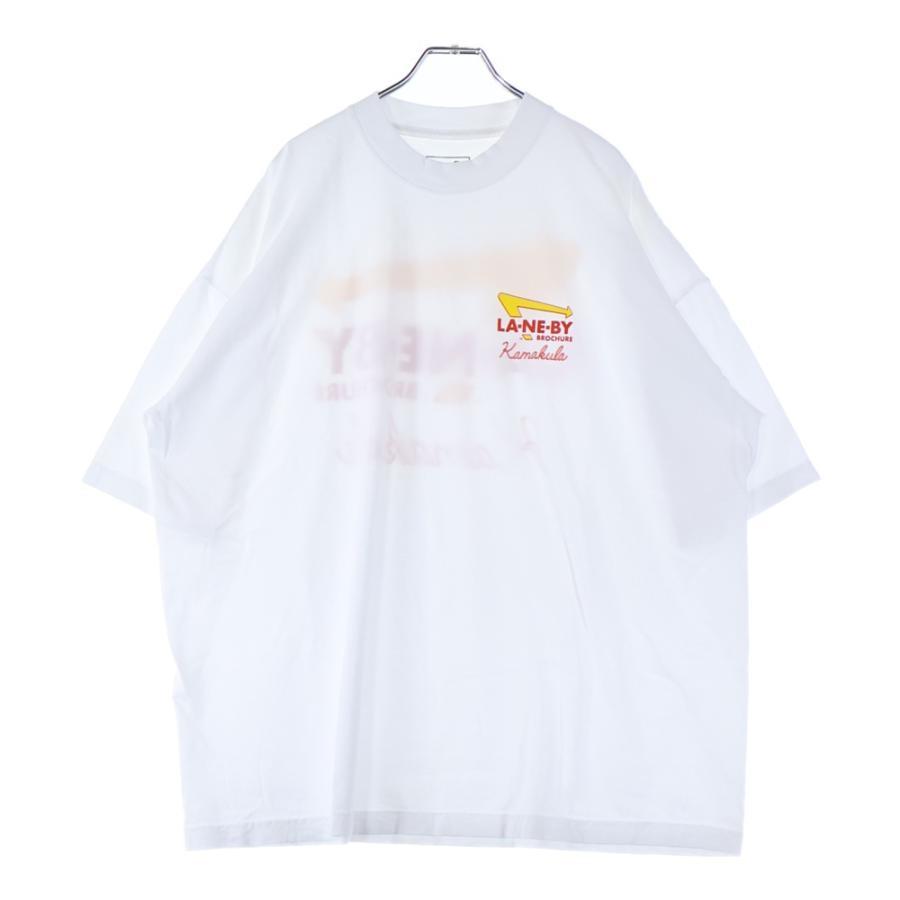 新品未使用　lane by brochure BURGER Tシャツ　Lサイズ LANE BY BROCHURE レーンバイブローシュアー BURGER TEE バーガー 半袖