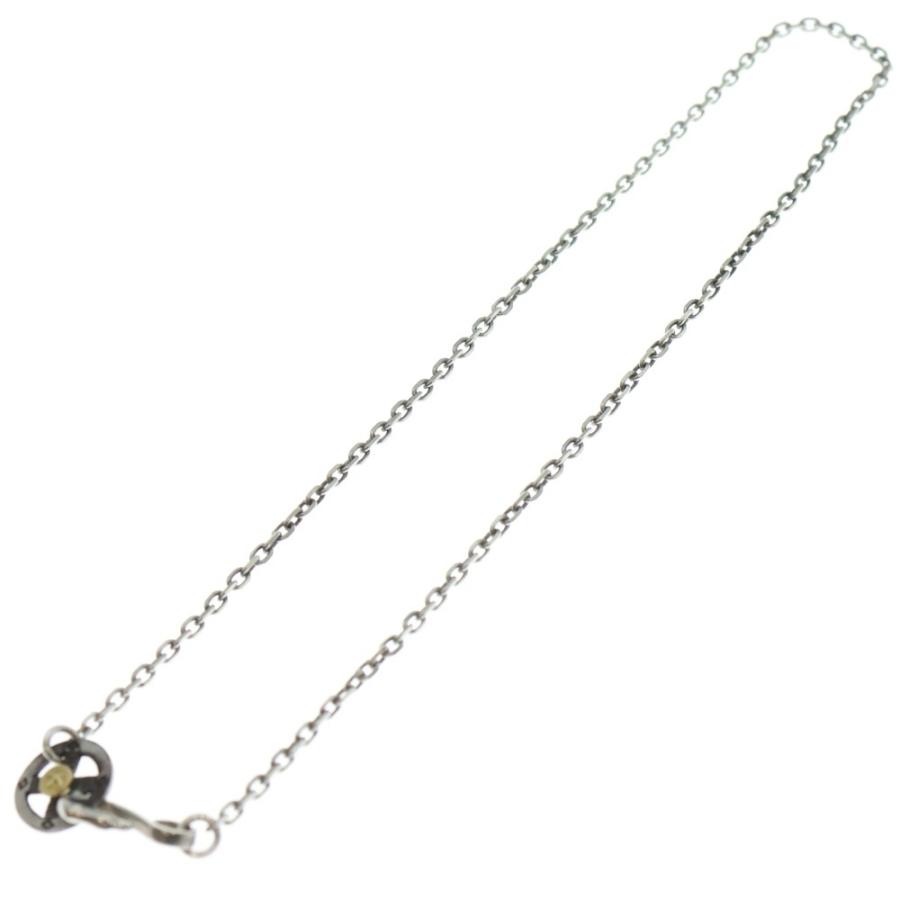 goro's ゴローズ メタル付きホイール細角チェーン ネックレスチェーン