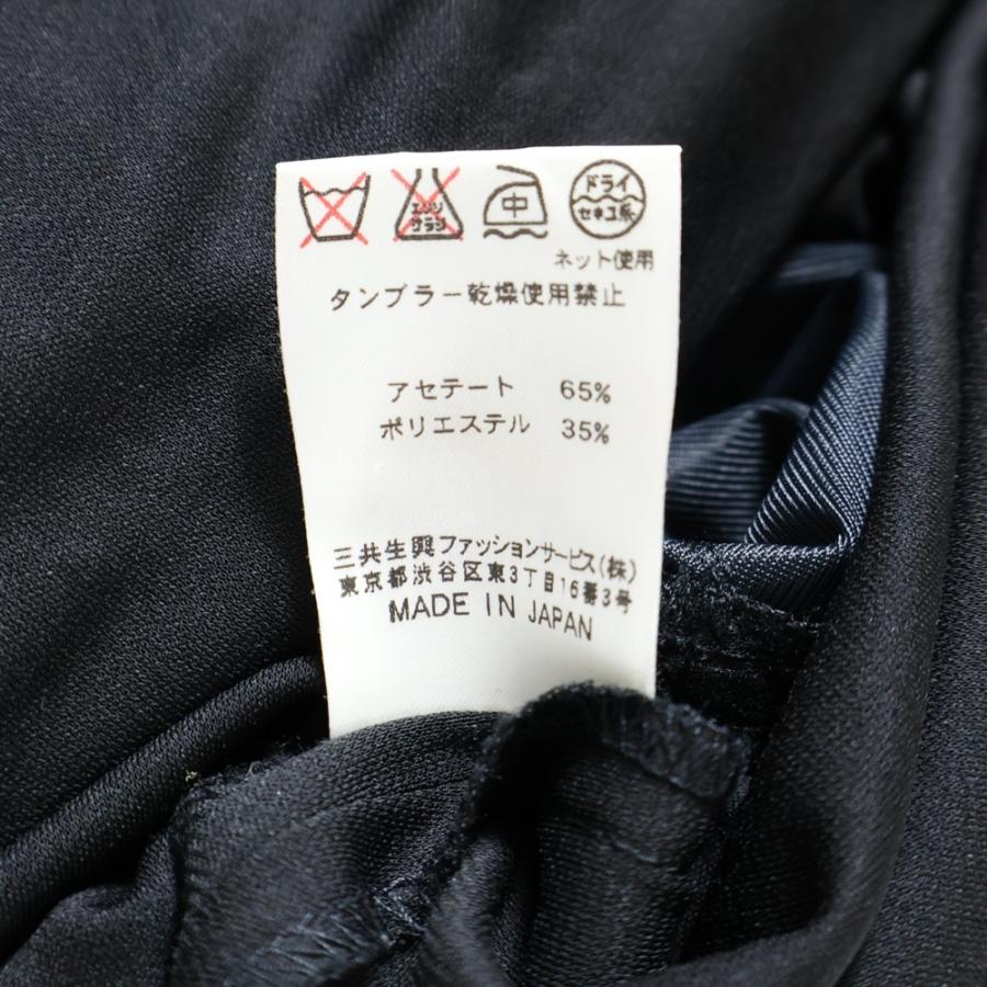 LEONARD（レオナール） 袖切替 ヘンリーネック 半袖 ワンピース