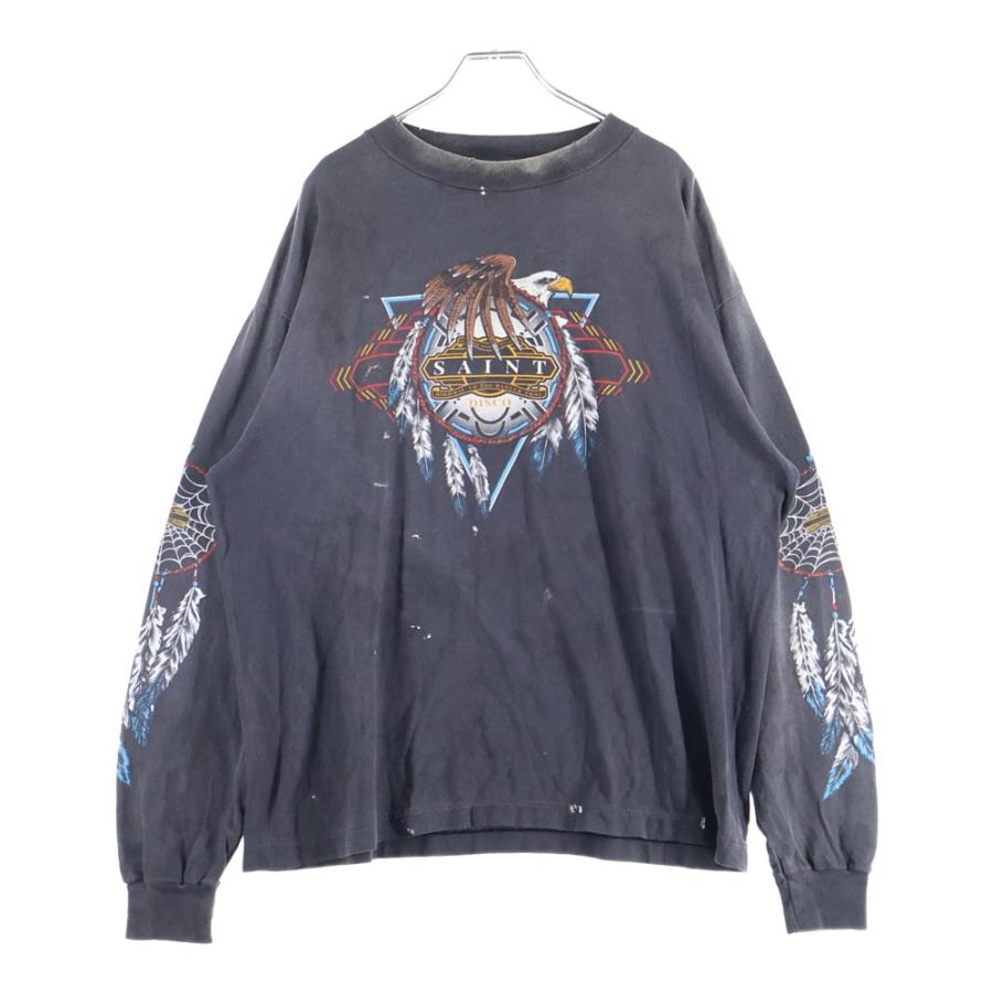 SAINT MICHAEL セントマイケル 25SS TEFRON DISCO ML LS TEE ロゴ