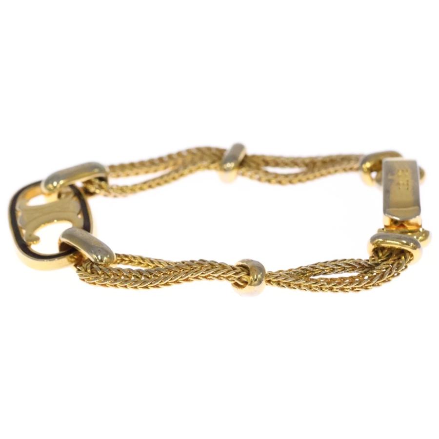 CELINE（セリーヌ） ブラソン モチーフ付 チェーンブレスレット