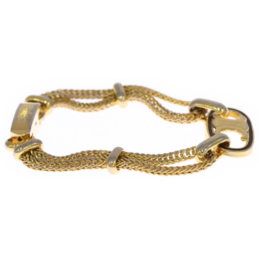 CELINE（セリーヌ） ブラソン モチーフ付 チェーンブレスレット