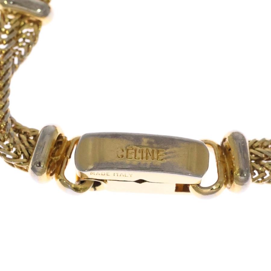 CELINE（セリーヌ） ブラソン モチーフ付 チェーンブレスレット