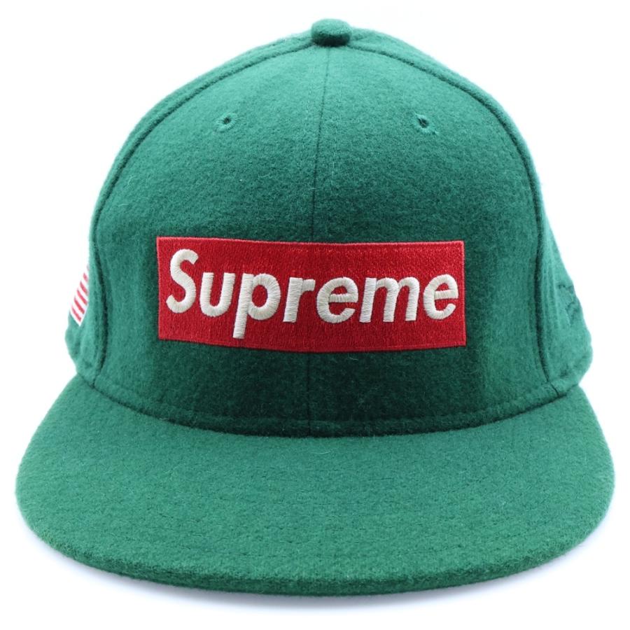 Supreme（シュプリーム） 10AW ×NEW ERA Woolrich Box Logo CAP 
