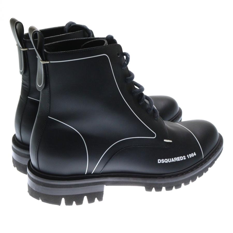 DSQUARED2（ディースクエアード） Flat Lace-UP Ankle Boots フラット