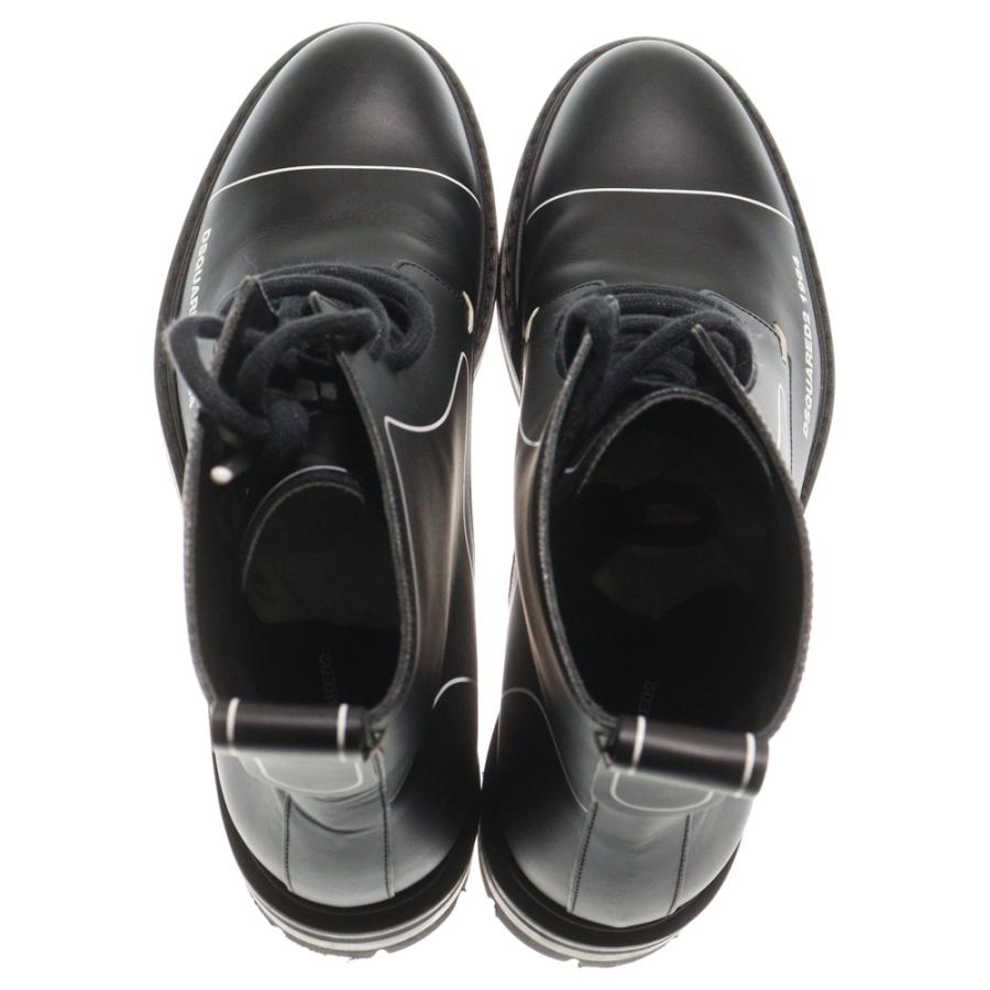 DSQUARED2（ディースクエアード） Flat Lace-UP Ankle Boots フラット