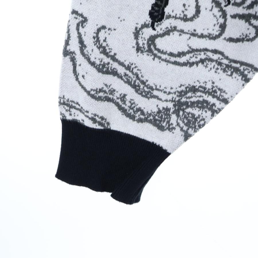 BUDSPOOL バッズプール ×GAKKIN 渦軍鶏 COTTON KNIT JACQUARD ガッキン