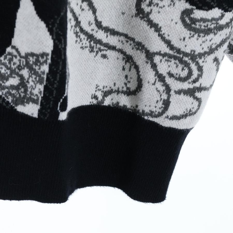 BUDSPOOL バッズプール ×GAKKIN 渦軍鶏 COTTON KNIT JACQUARD ガッキン