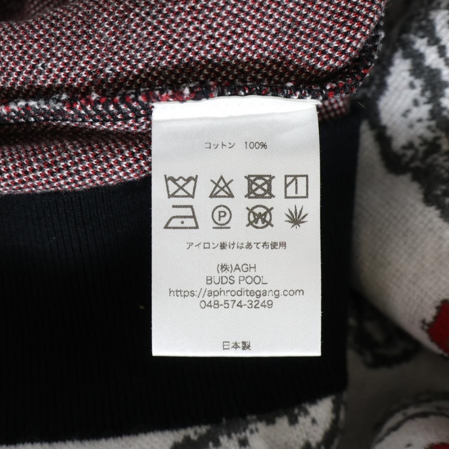 BUDSPOOL バッズプール ×GAKKIN 渦軍鶏 COTTON KNIT JACQUARD ガッキン