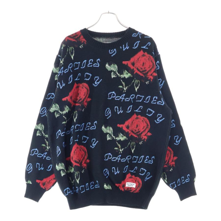 美品‼️WACKO MARIA JACQUARD SWEATER ニット WACKO MARIA（ワコマリア） 22AW JACQUARD SWEATER 総柄 ジャガード