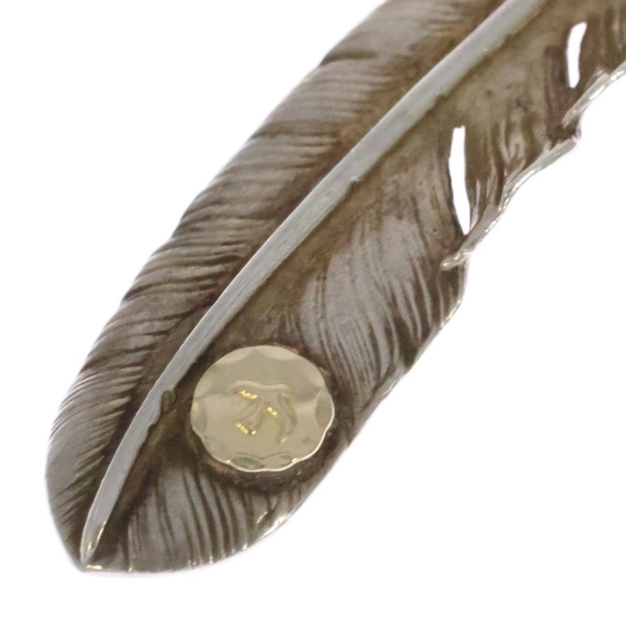 goro's（ゴローズ） 【現行】メタル付き特大フェザー 左向き