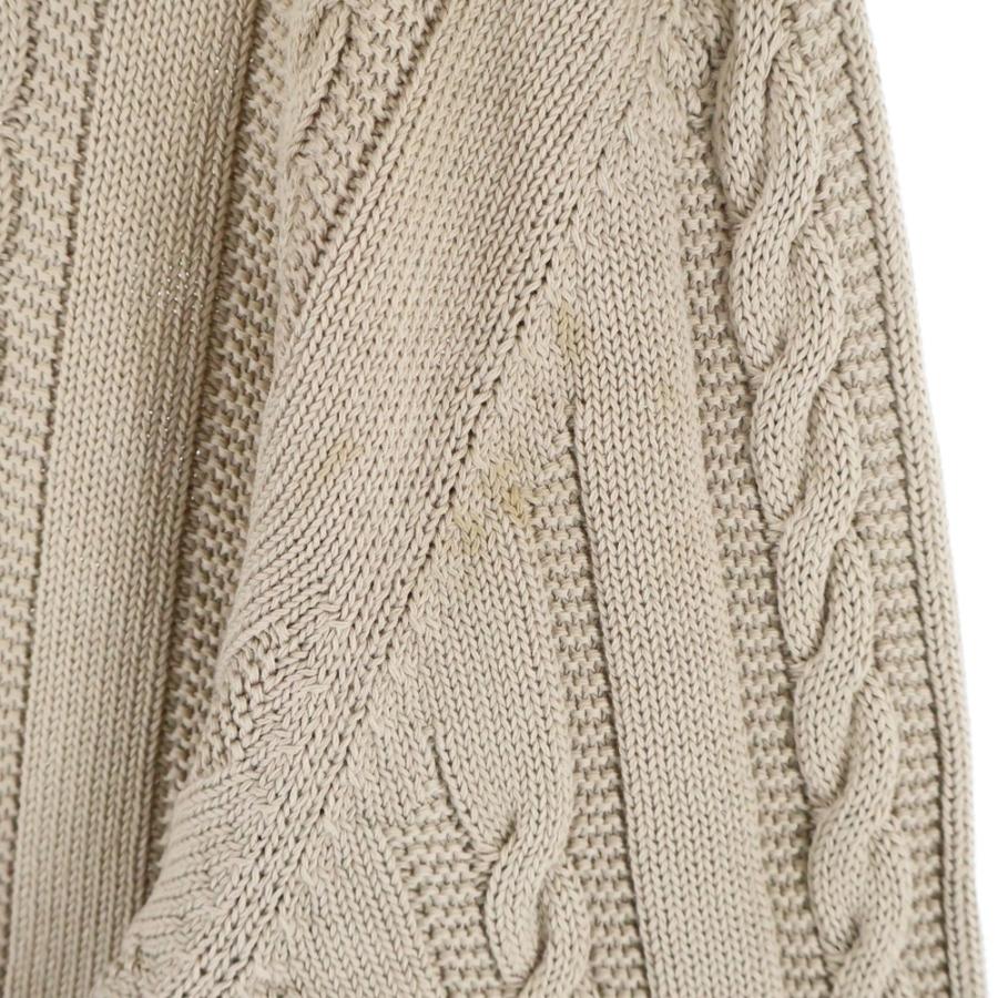 Maison Margiela コットンニット　ベージュ 中古・古着通販】Maison Margiela (メゾンマルジェラ) クルーネック