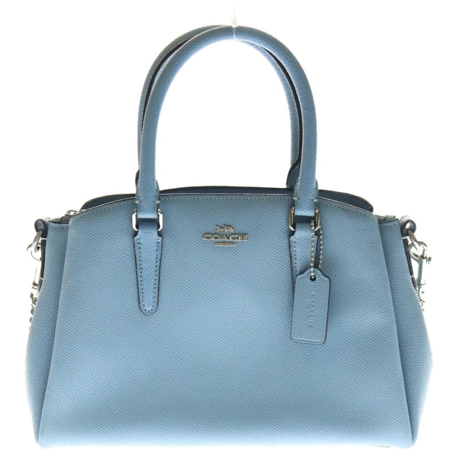 COACH（コーチ） フロントロゴデザイン チャーム付き ハンドバッグ