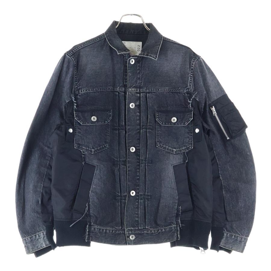 sacai（サカイ） 20AW Denim × MA-1 Jacket ドッキング デニム
