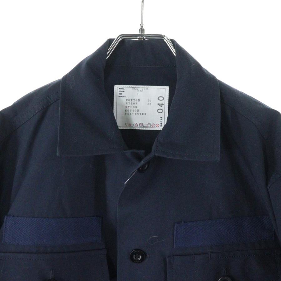 sacai（サカイ） Cotton Oxford Nylon Twill Shirt コットン