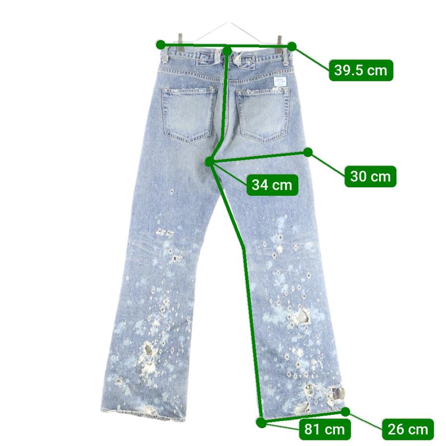 DAIRIKU（ダイリク） Damage Stright Denim Pants ダメージストレート