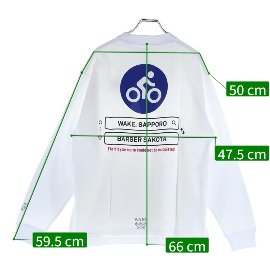 トップス WAKE Adjustable LST XL wake sapporo バーバーサコタ ×オールウェイズ ×WAKE SAPPORO bicycle Long Sleeve