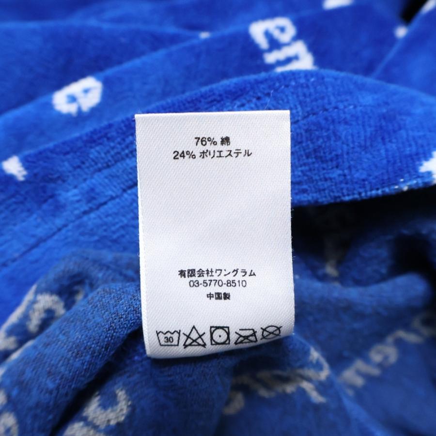 SUPREME Velour Logo ロンT & Lサイズ supreme velour diagonal tee ベロア