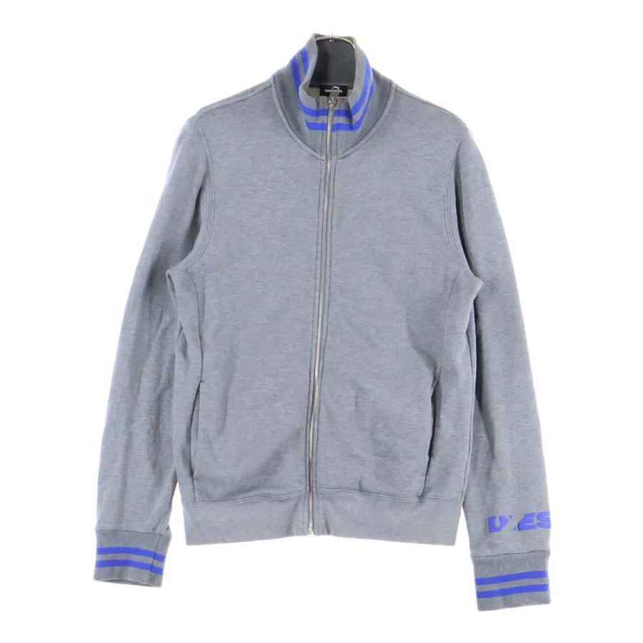 DIESEL（ディーゼル） アームロゴプリント スウェット ジップアップ
