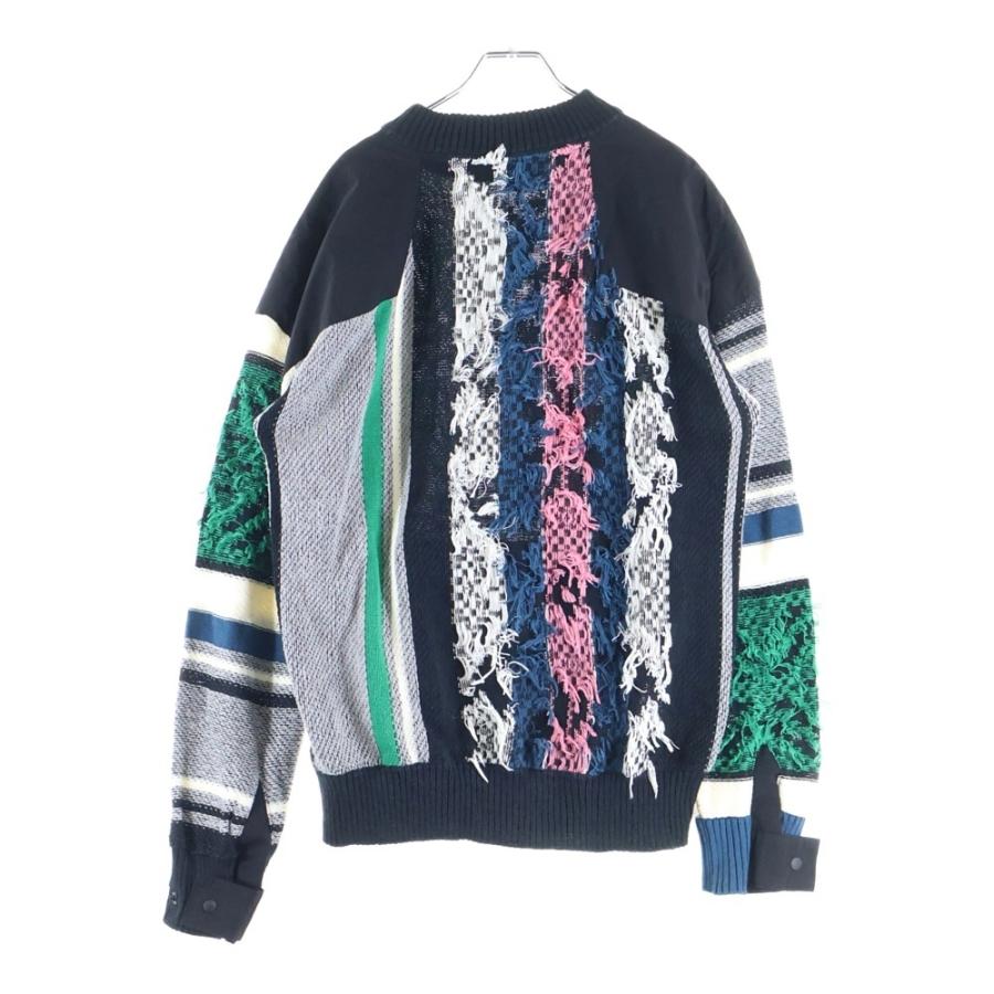 sacai（サカイ） 22SS RUG JACQUARD KNIT PULLOVER ラグ ジャガード 