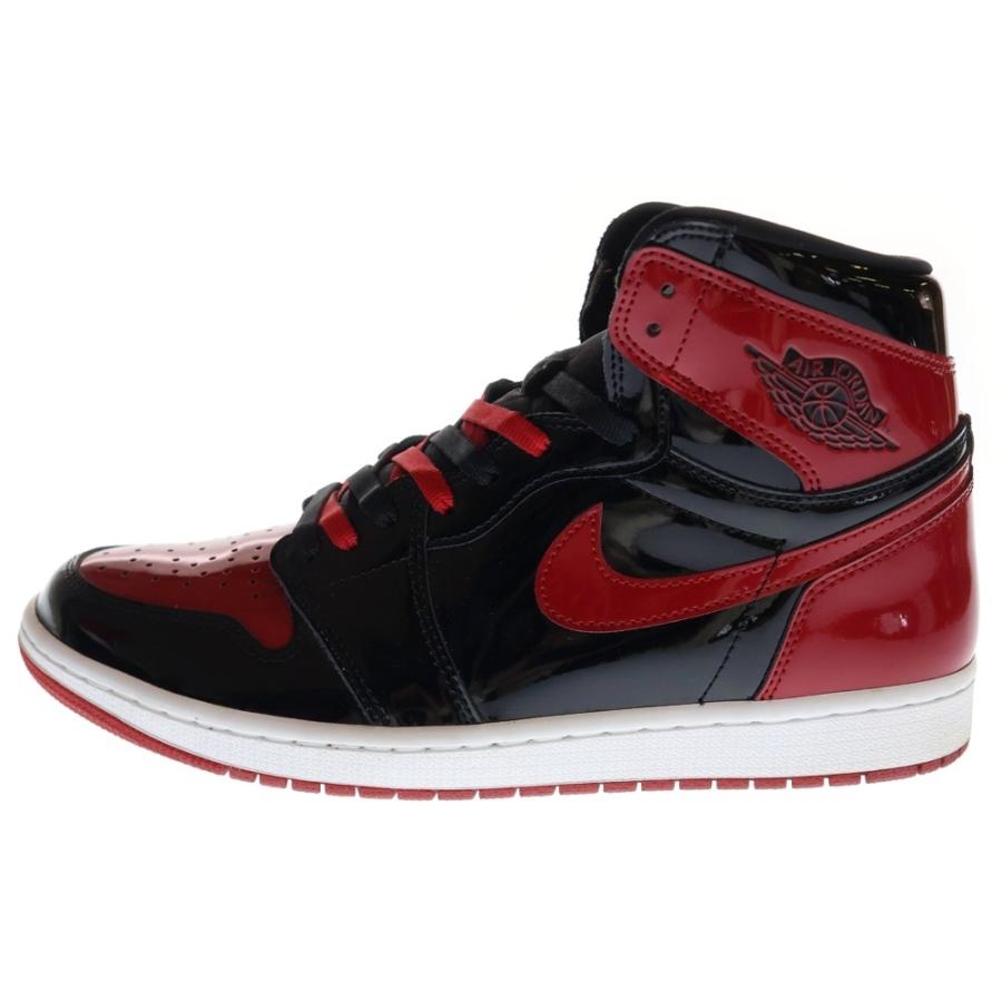 NIKE（ナイキ） AIR JORDAN 1 RETRO HIGH OG BRED PATENT エア