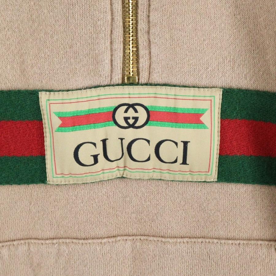 GUCCI パーカー スウェット トレーナー グッチ ラベル付きジャケット