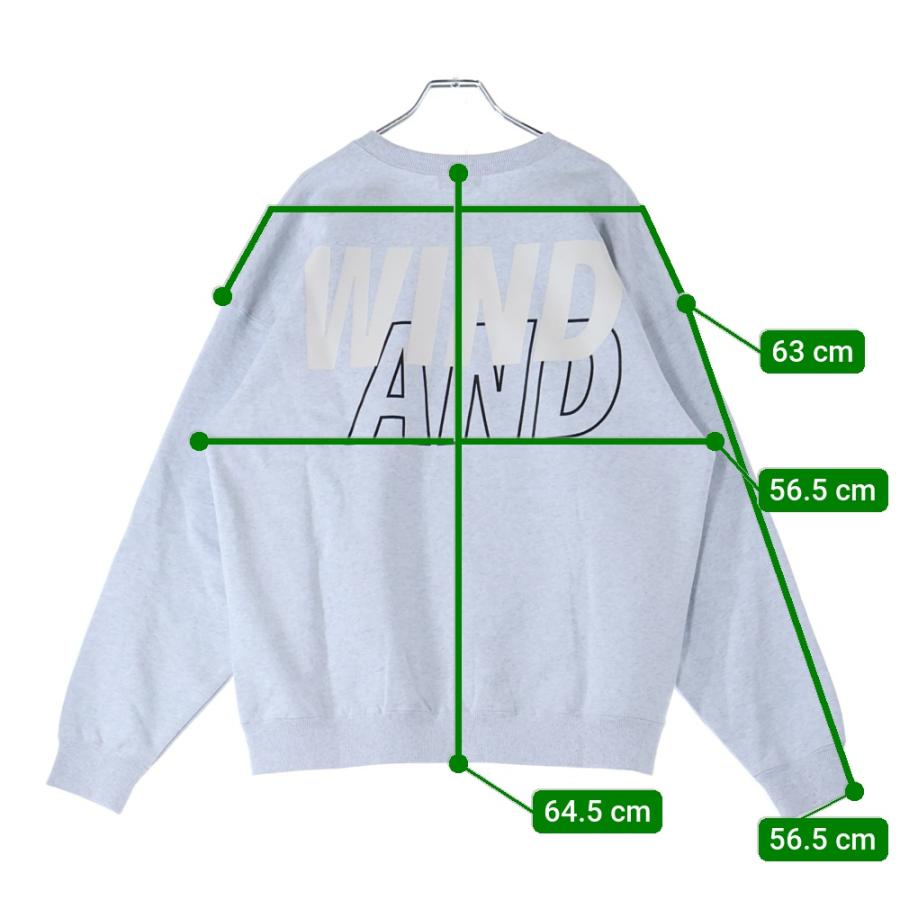 WIND AND SEA（ウィンダンシー） 22AW SEA CREW NECK BLACK シー 両面