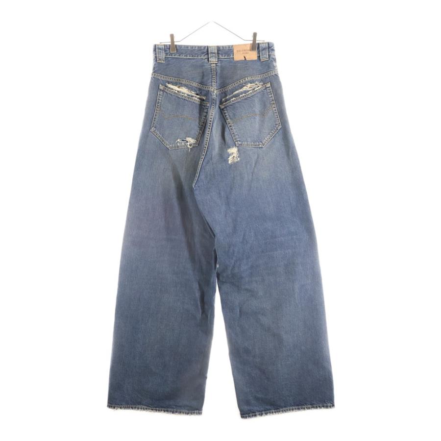 BALENCIAGA（バレンシアガ） 25SS Baggy Pants クラッシュ加工 ワイド