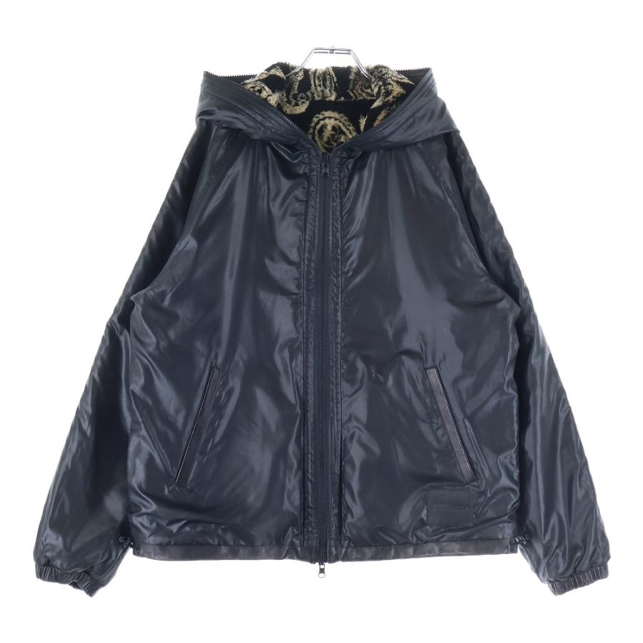 イサムカタヤマバックラッシュ 23AW ペイズリー柄ラビットファー