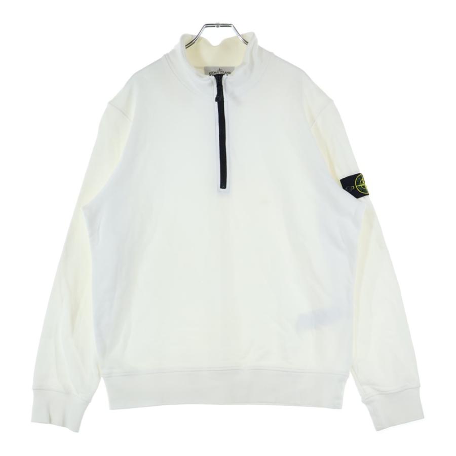 STONE ISLAND（ストーン アイランド） GARMENT DYED HALF ZIP SWEAT