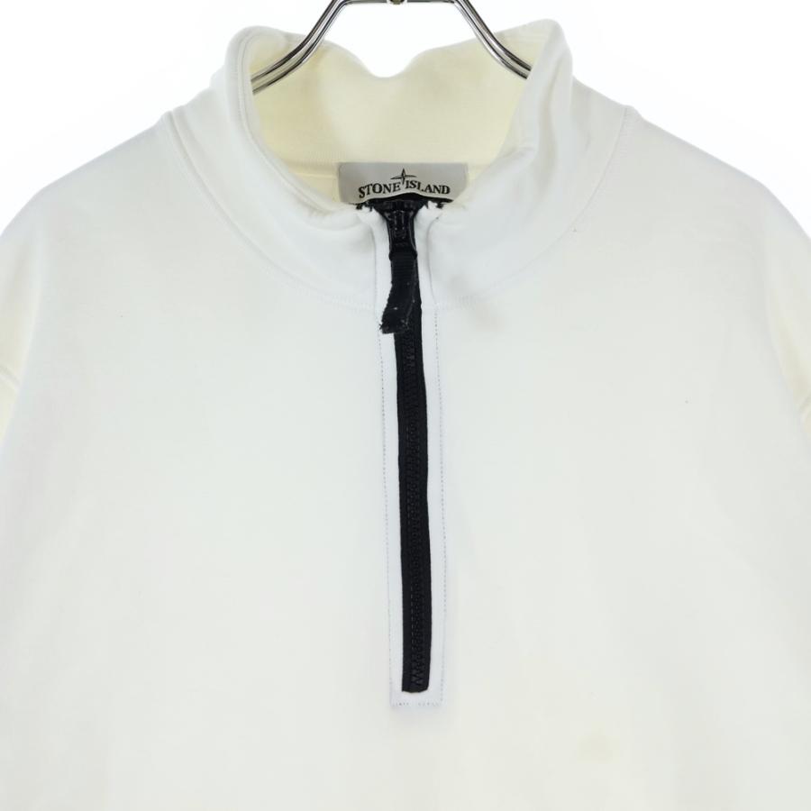 STONE ISLAND（ストーン アイランド） GARMENT DYED HALF ZIP SWEAT