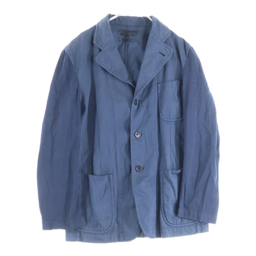 コムデギャルソンオム コットンリネン後染め カバーオール パープル S コムデギャルソンオム コットンリネン後染め カバーオール パープル S