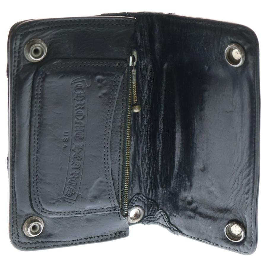 特注クロムハーツ1zipフレアボタンウォレット クロムハーツ 財布（Chrome Hearts）ウォレット 1ジップ BSフレア