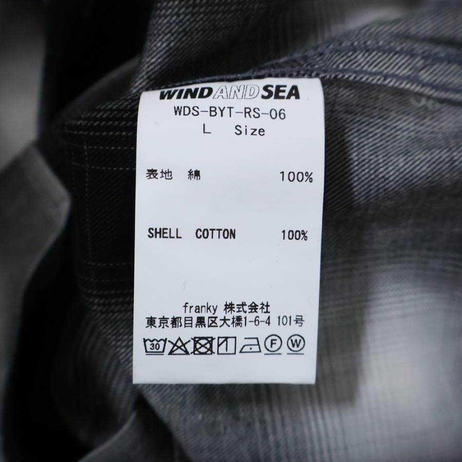 WIND AND SEA（ウィンダンシー） PLAID SHIRT 3周年記念 パイル
