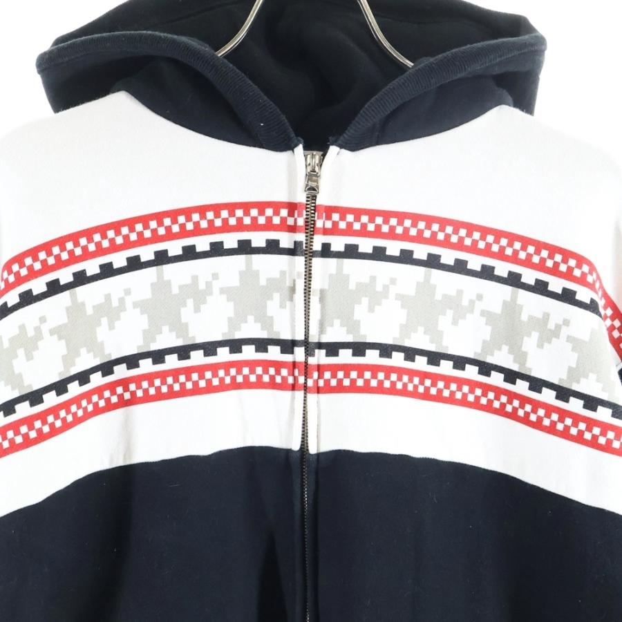 BAPE ノルディック柄ボアパーカー A BATHING APE（アベイシングエイプ） ノルディック柄 ダブルジップ
