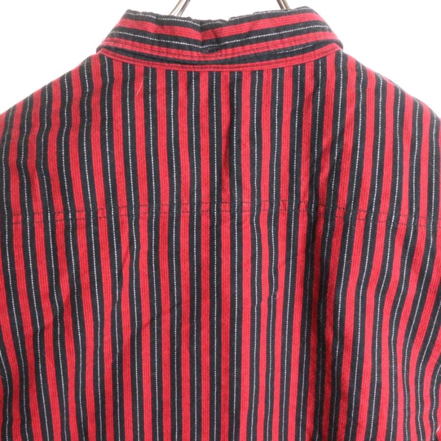 TENDERLOIN（テンダーロイン） ストライプ柄 長袖フランネル ボタン