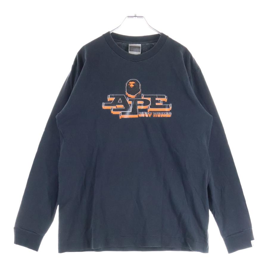 A BATHING APE（アベイシングエイプ） センター ロゴプリント クルー