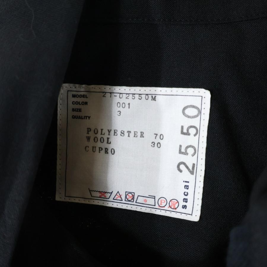 sacai（サカイ） 21AW SUITING JACKET ドッキングスーチングジャケット