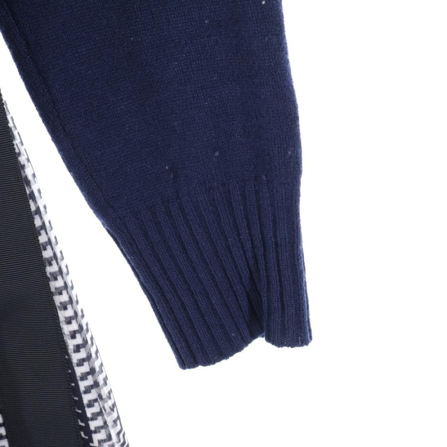 sacai（サカイ） タートルネックニットドッキング ウエストベルト付き