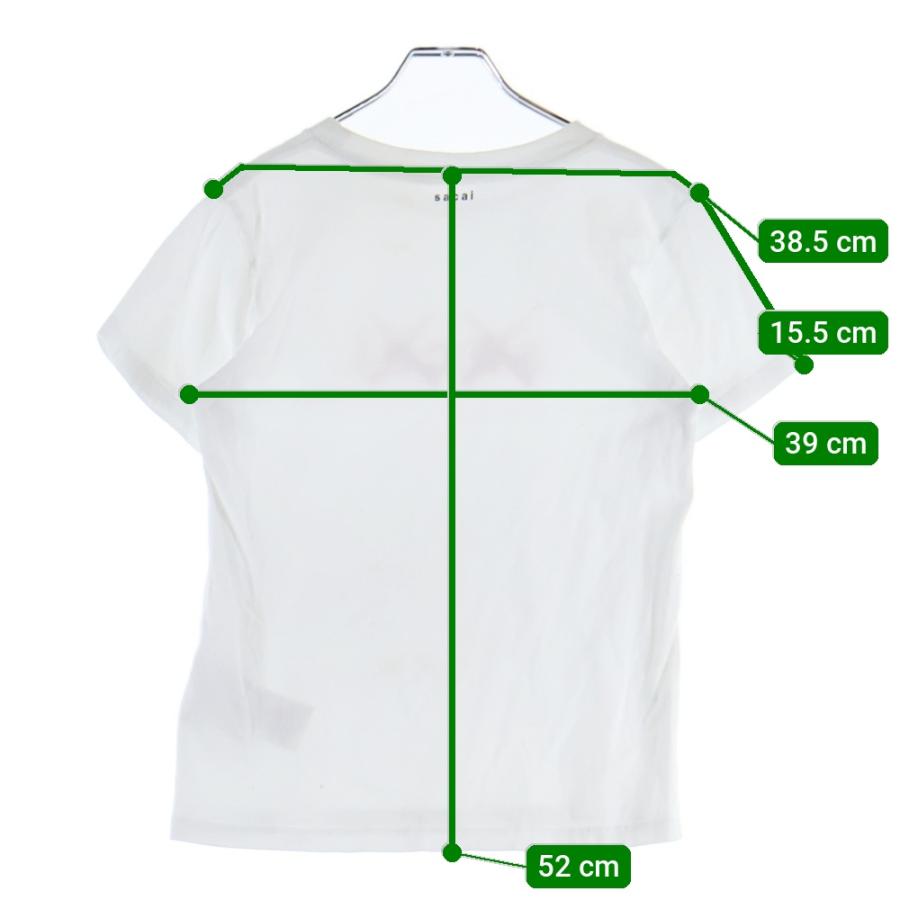 sacai（サカイ） 21SS ×KAWS カウズ フロントロゴデザイン クルー