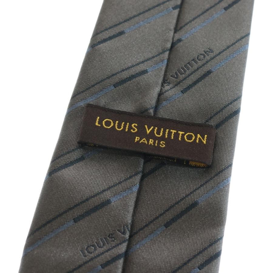 LOUIS VUITTON（ルイ・ヴィトン） ストライプ柄 ロゴデザイン シルク