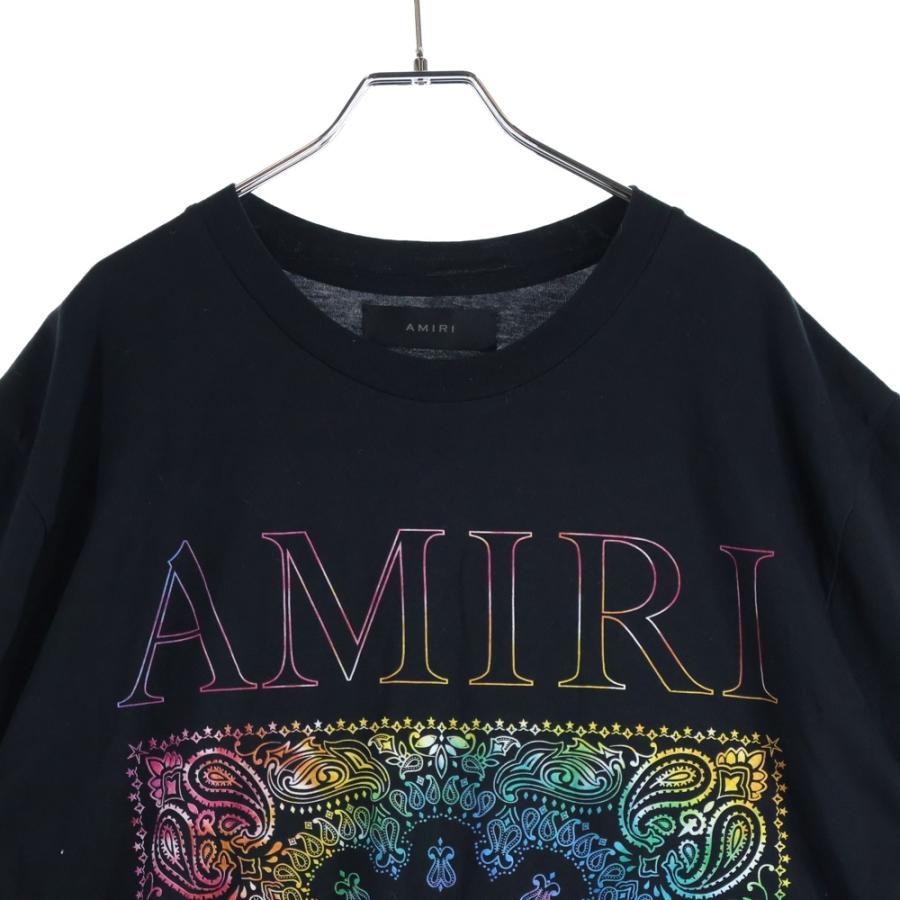 AMIRI（アミリ） バンダナグラデーションロゴプリント クルー