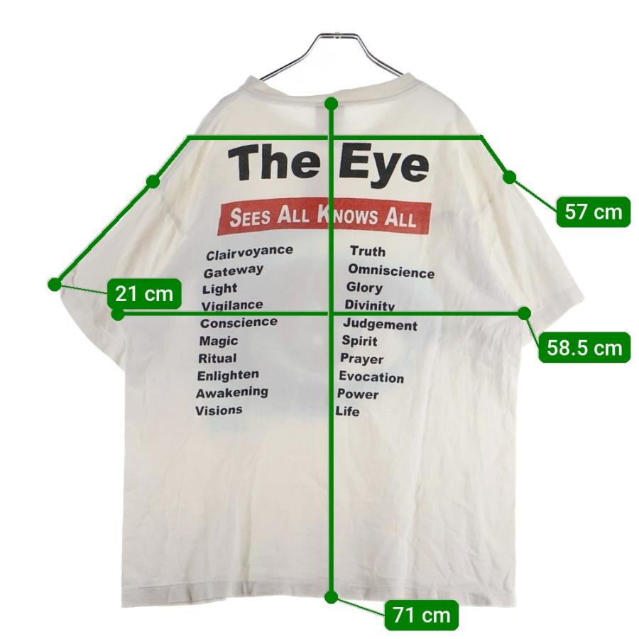 SAINT MICHAEL セントマイケル 21SS SS TEE EYE WHITE アイプリント 