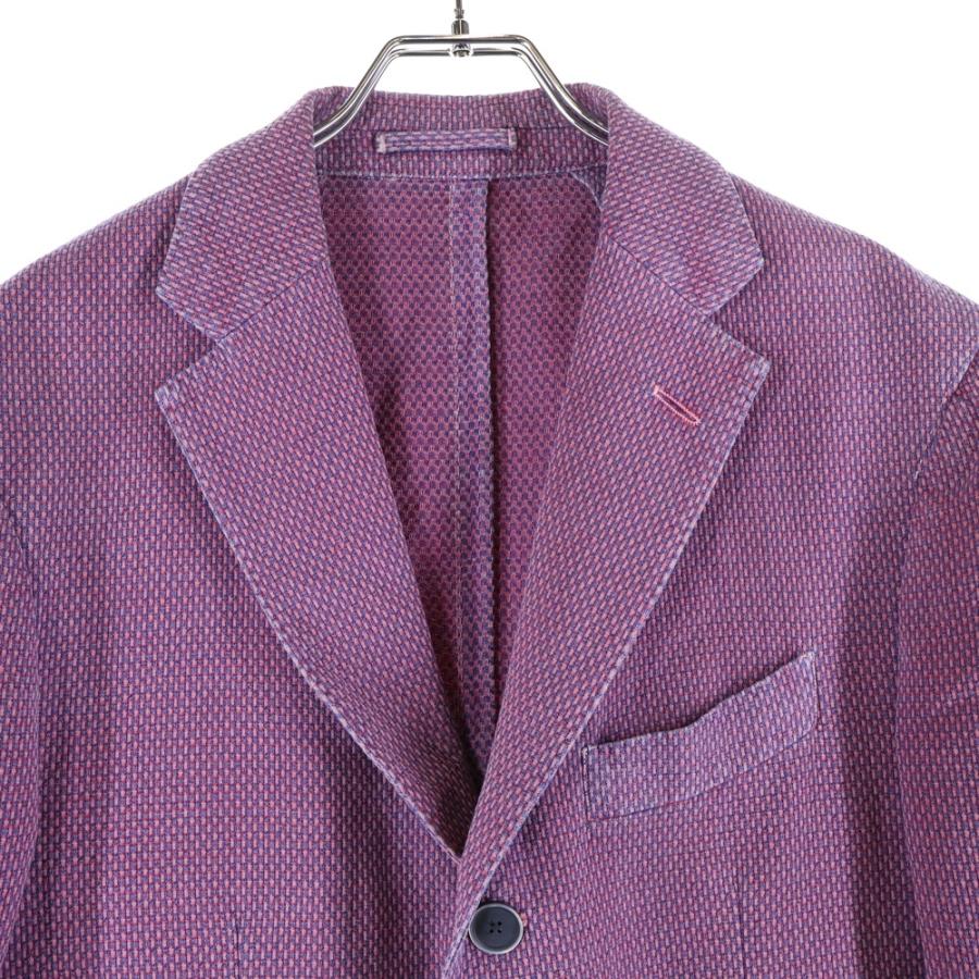 LARDINI ラルディーニ ブートニエール付き ウール リネン グレン  