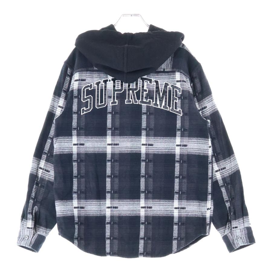 Supreme（シュプリーム） 18AW Hooded Jacquard Flannel Shirt