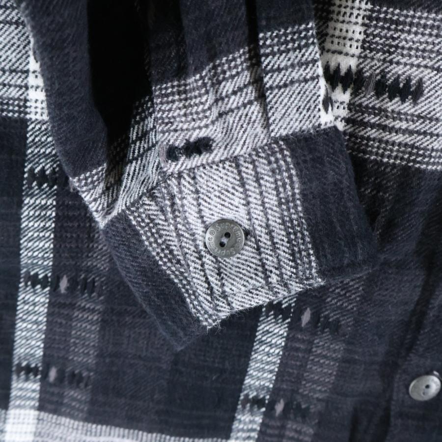 Supreme（シュプリーム） 18AW Hooded Jacquard Flannel Shirt