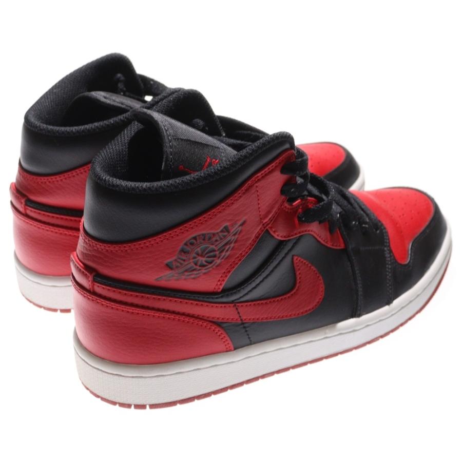 NIKE（ナイキ） AIR JORDAN 1 MID BRED エアジョーダン1 ブレッド